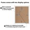 Americanflat Picture Frame Set with Mat - Set of 5 - Photo Frame Set of Five for Wall Display - Plexiglass Cover - Hanging Hardware